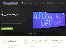 Tablet Screenshot of allcom.ie