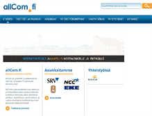 Tablet Screenshot of allcom.fi